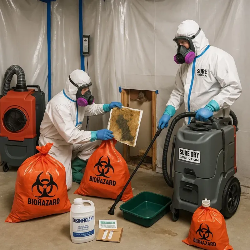 Contaminated Water Handling Protocols process in Marshall, AR