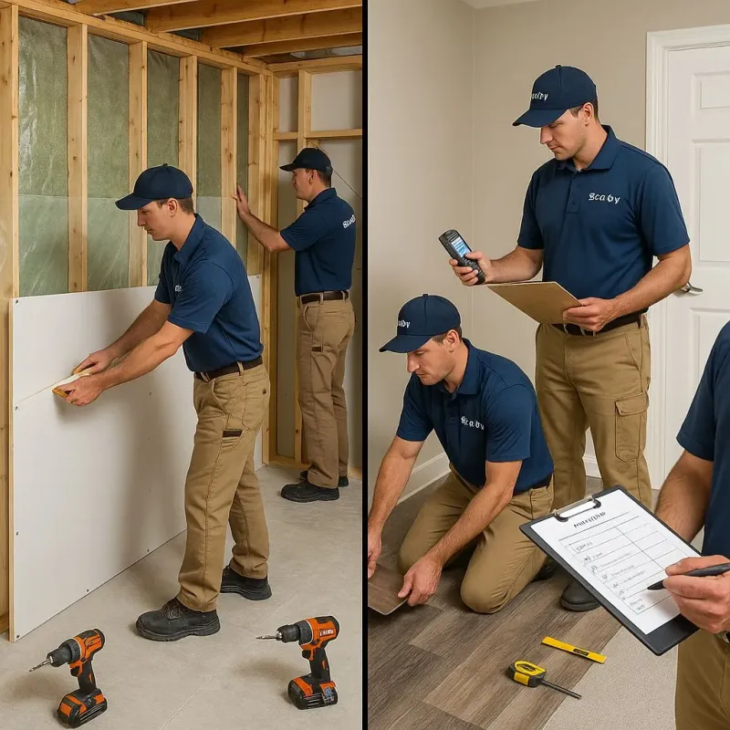 Repairs and Reconstruction process in Marshall, AR